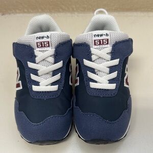 New Balance Kids Blue and White Sneakers